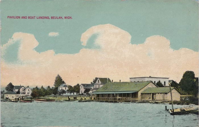 Terps Dance Pavillion - Old Post Card (newer photo)